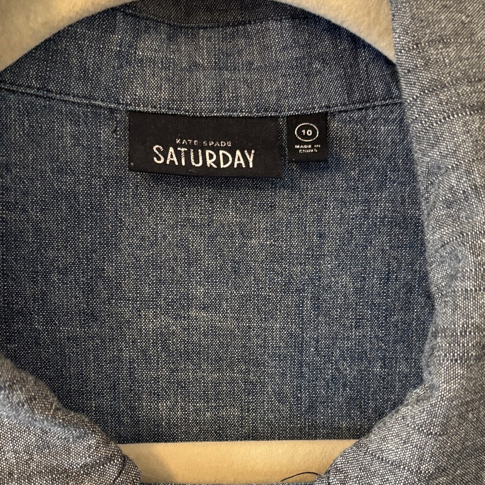 Kate Spade Saturday denim Long Sleeve Dress - Picture 2 of 4